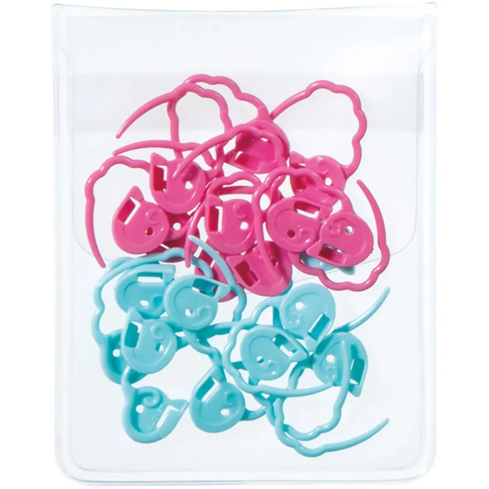 Quick-locking stitch markers