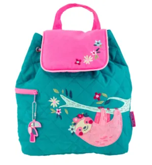 Quilted Backpack - Sloth