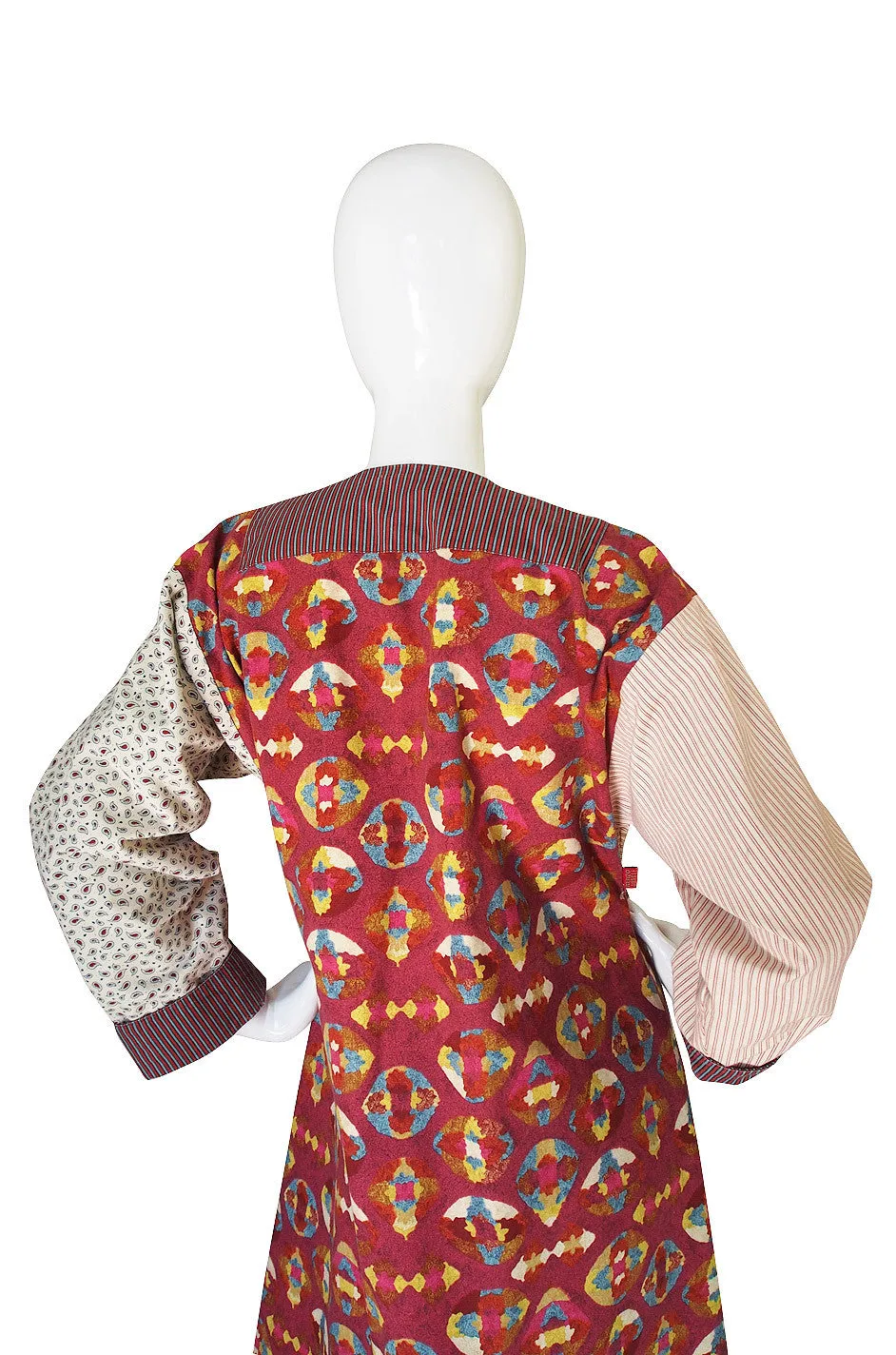 Rare 1980s Kenzo Jungle Multi Fabric Coat