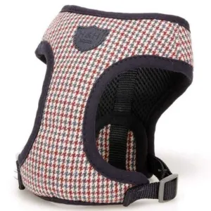 Red & Blue Houndstooth Dog Harness