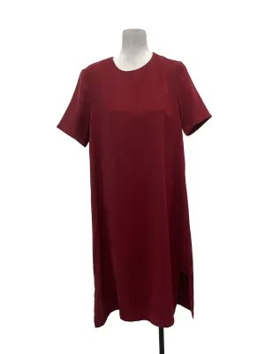 Red Round Neck Dress OSN