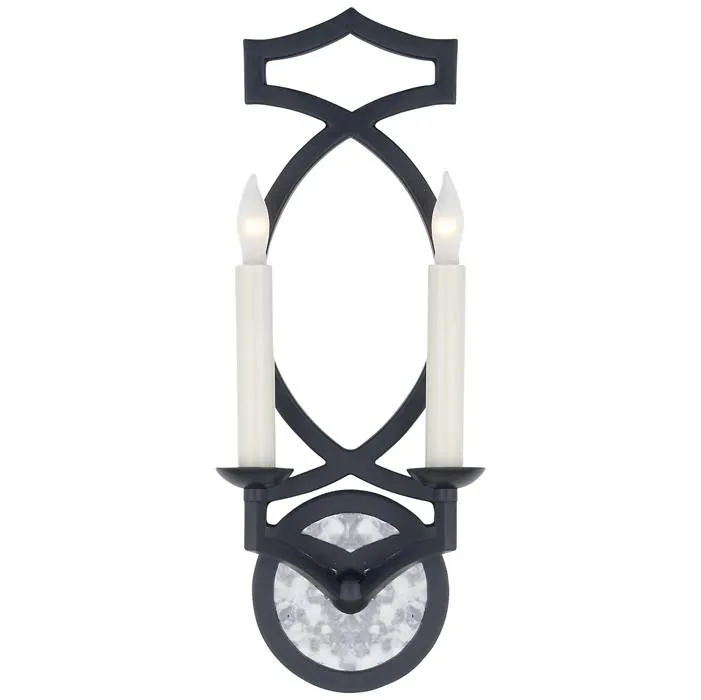 Regent Rectangular Sconce in Bronze