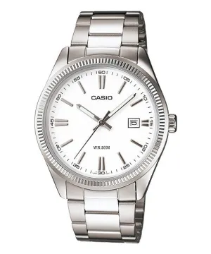 Reloj casual correa de Acero inoxidable MTP-1302D-7A1V