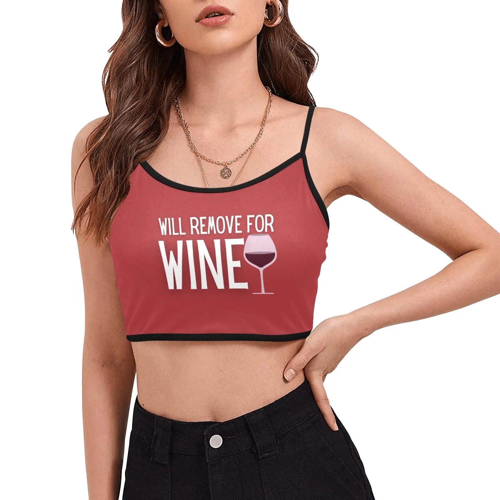 Remove for Wine Crop Top