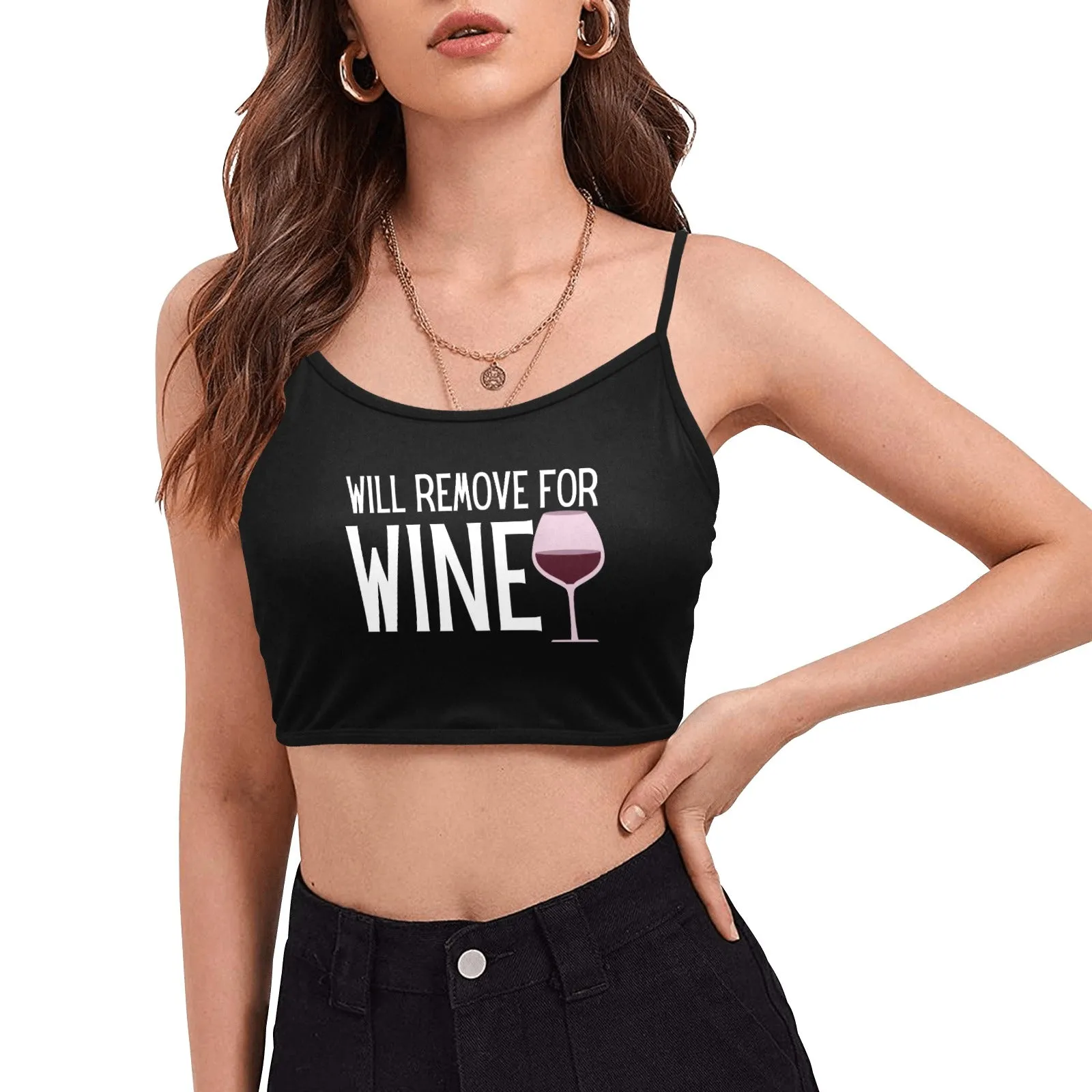 Remove for Wine Crop Top