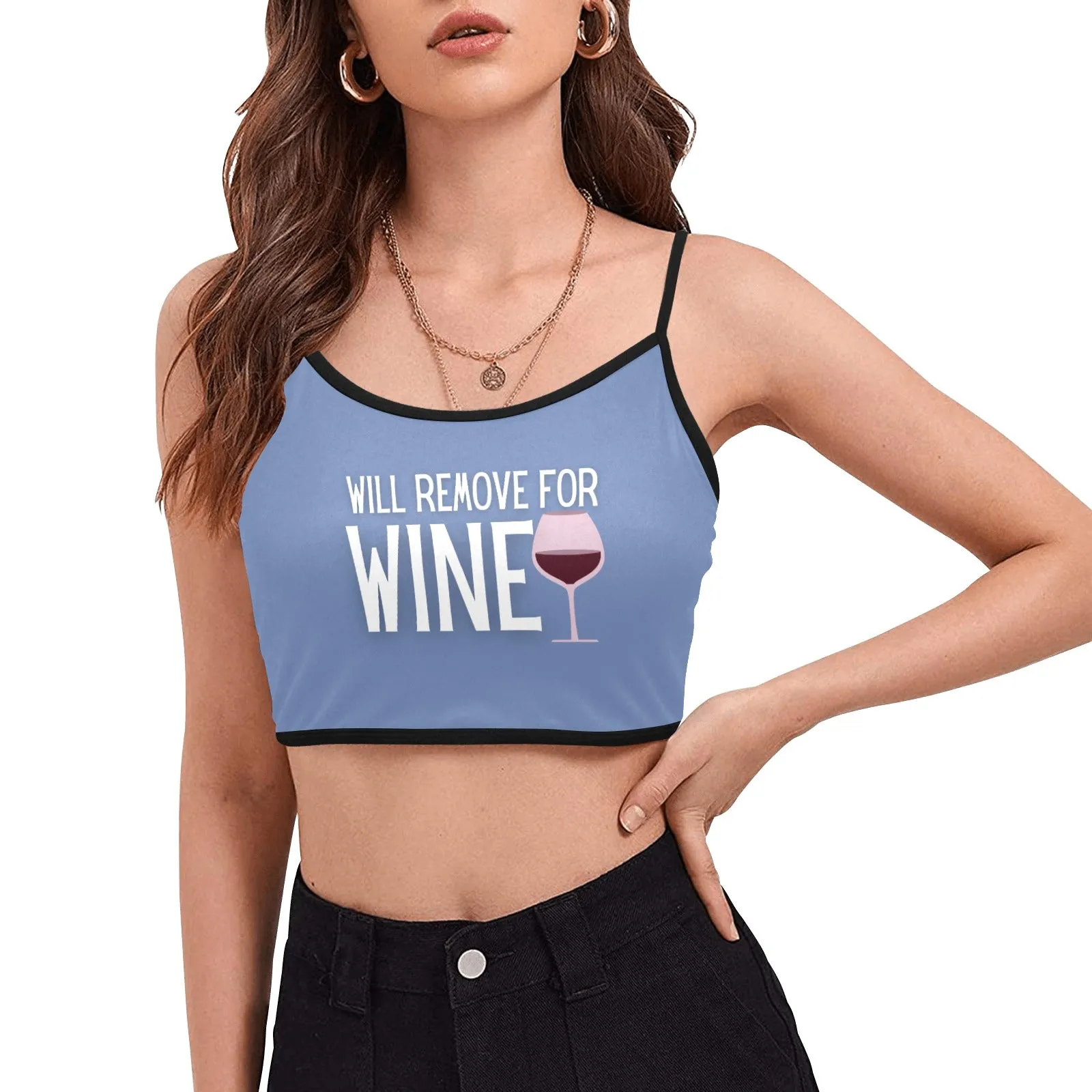 Remove for Wine Crop Top