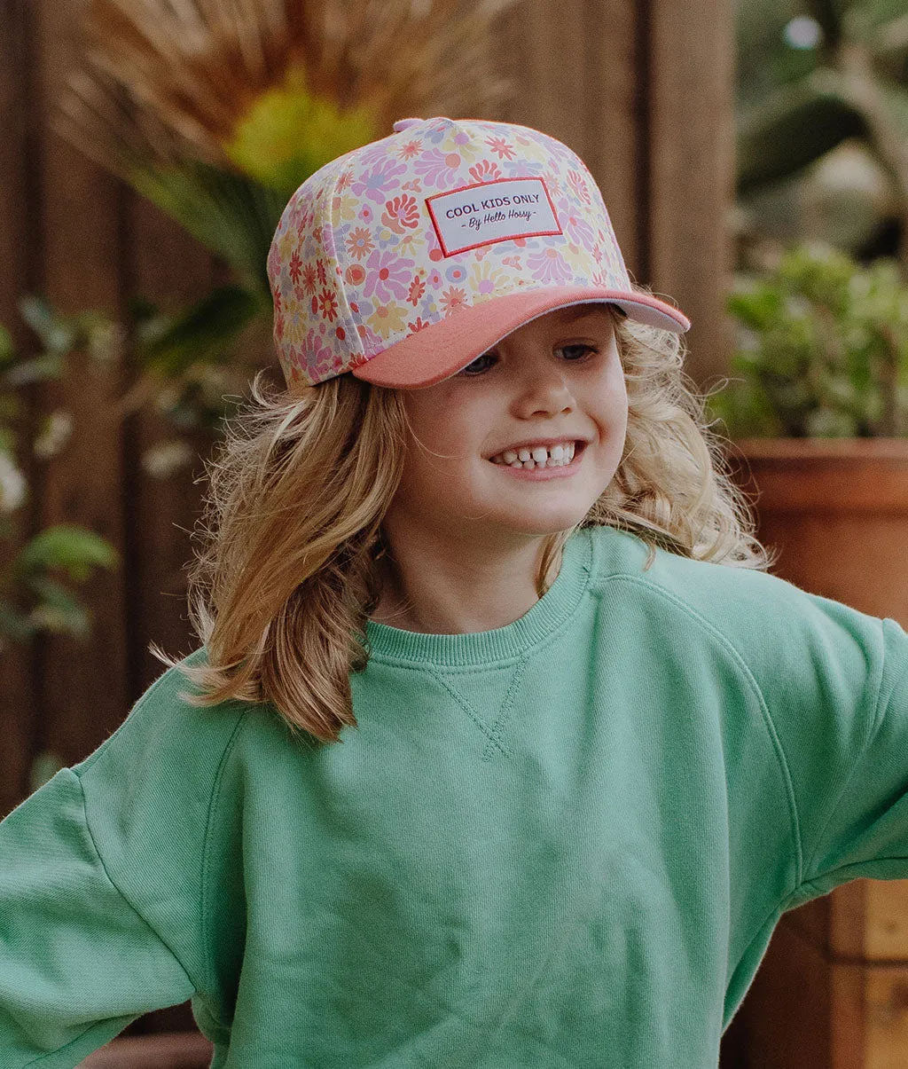 Retro Flowers Cap