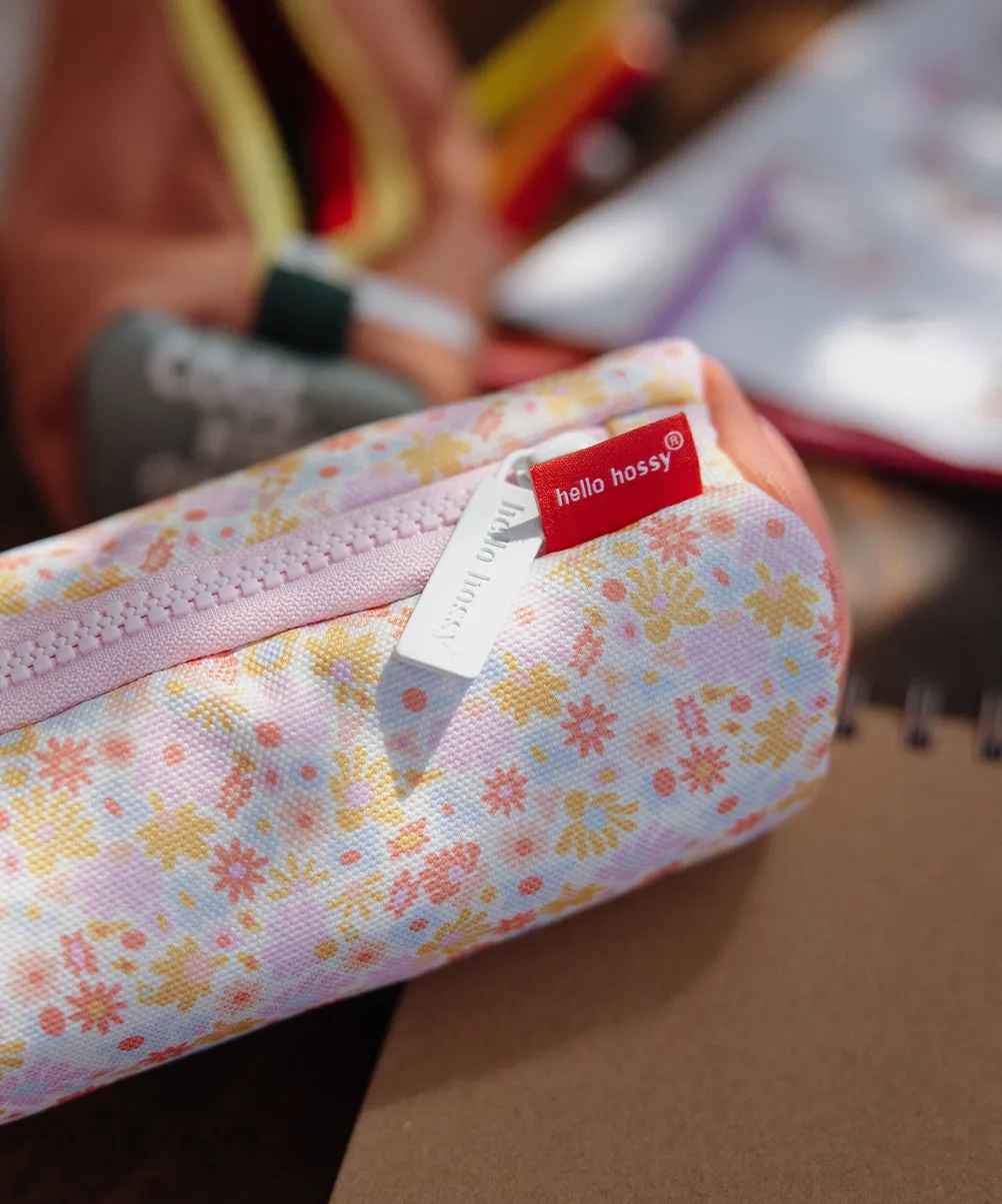Retro Flowers Pencil Case