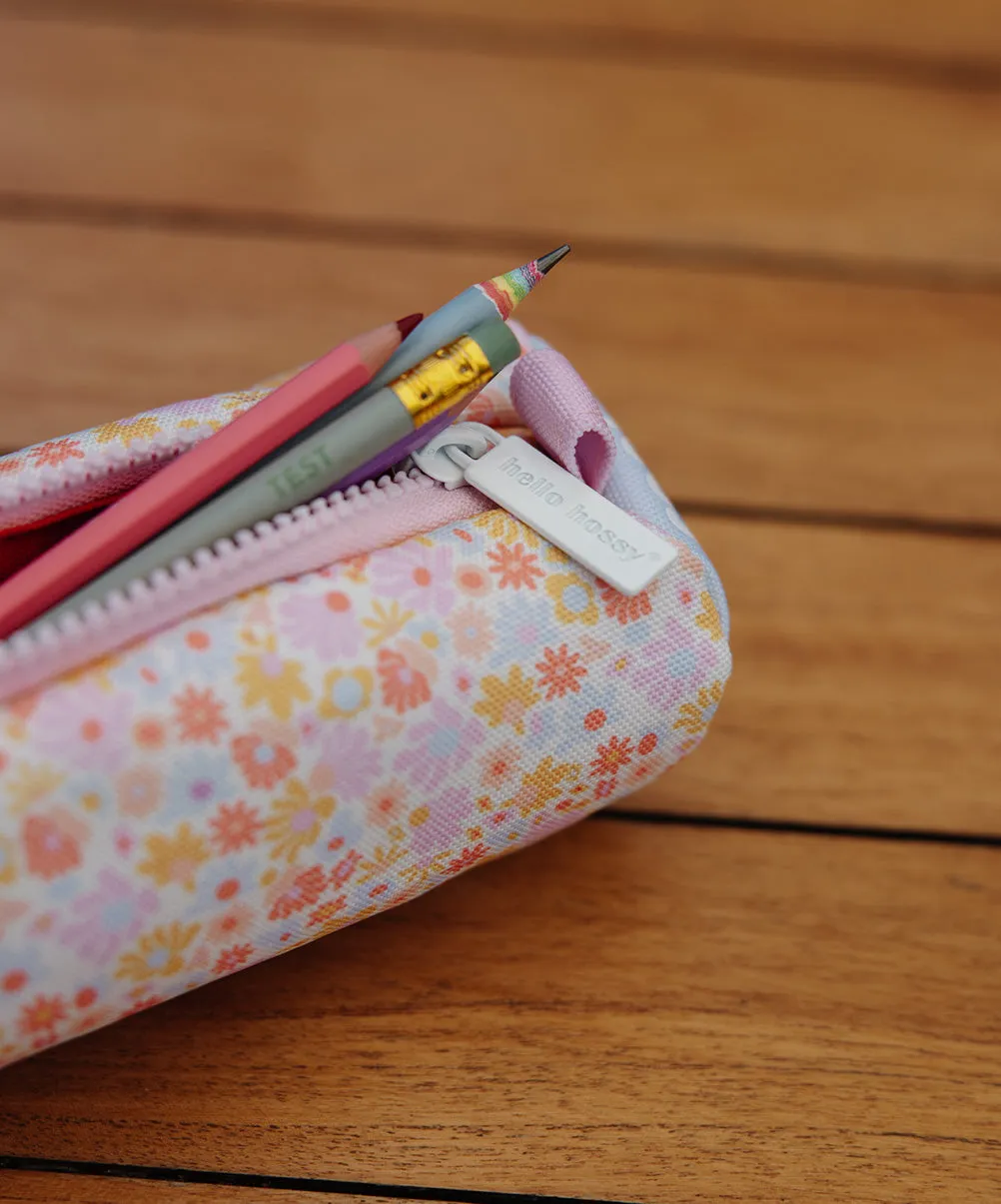 Retro Flowers Pencil Case