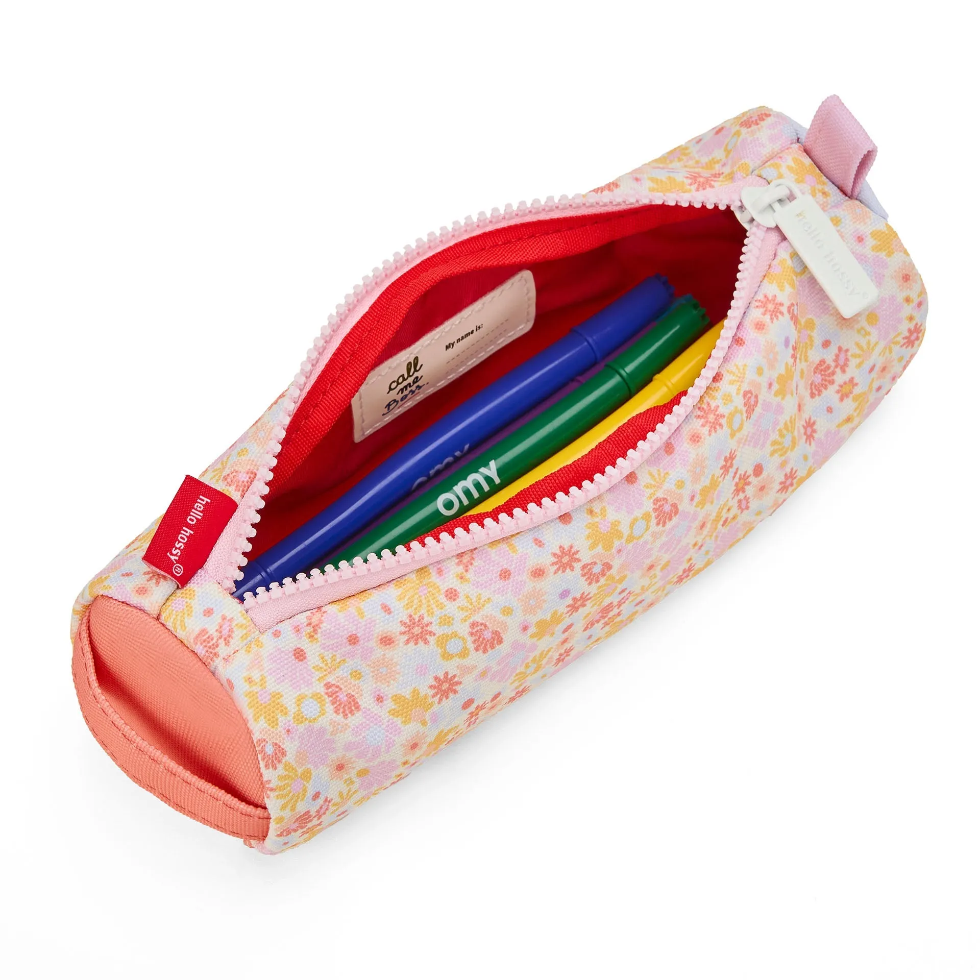 Retro Flowers Pencil Case