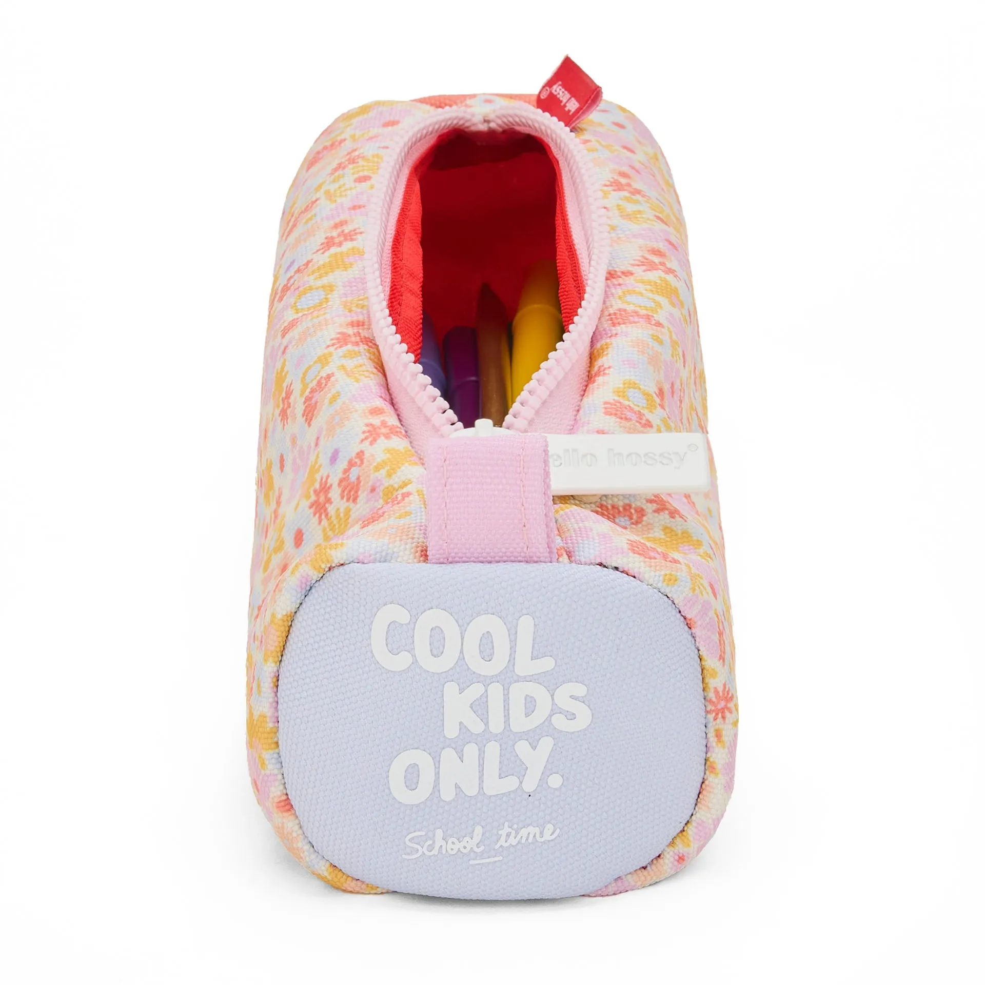 Retro Flowers Pencil Case