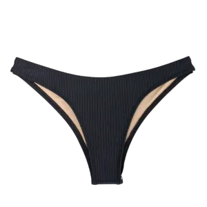Ribbed Black Seana Bottom