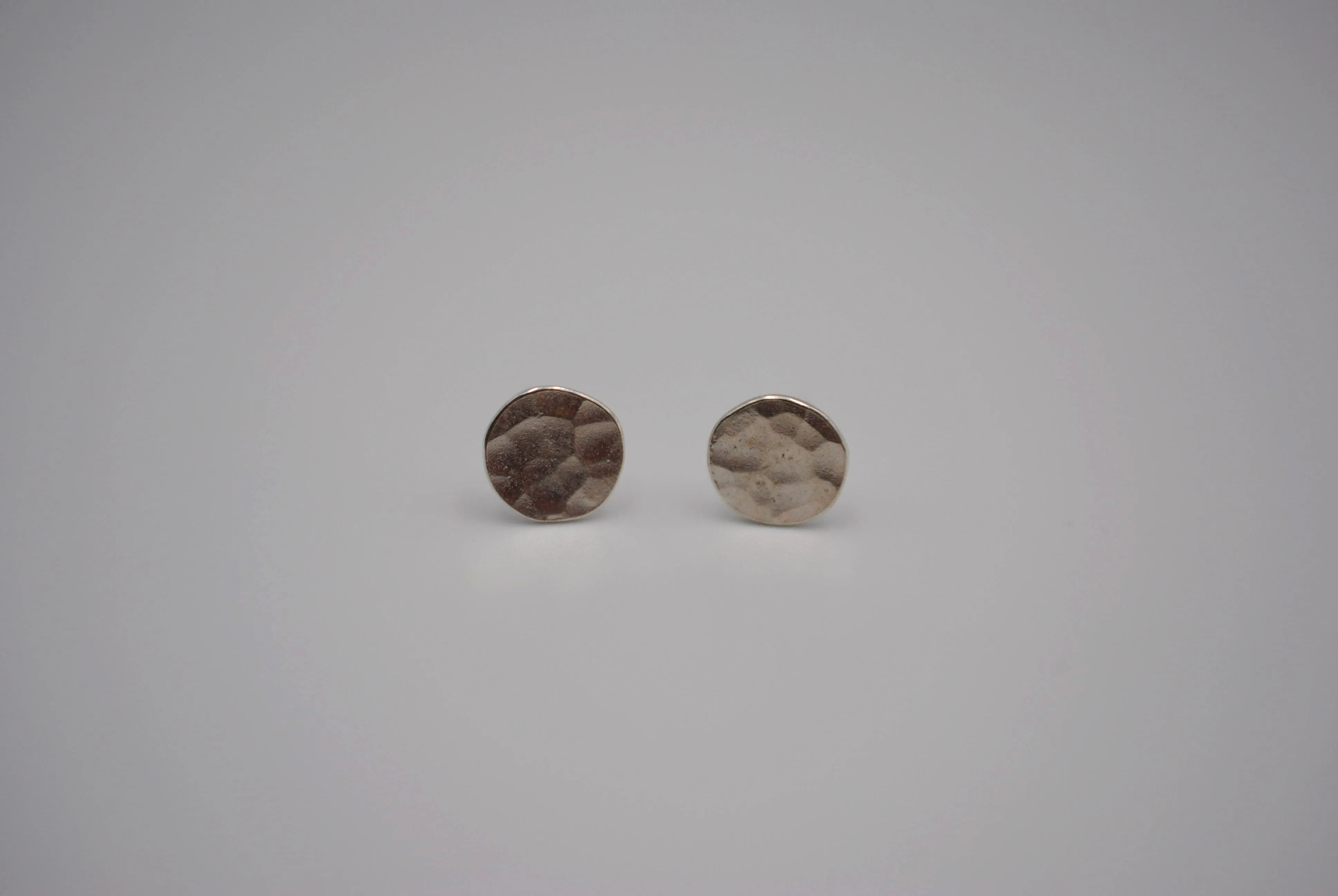 Rock Circle Post Earrings