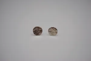 Rock Circle Post Earrings