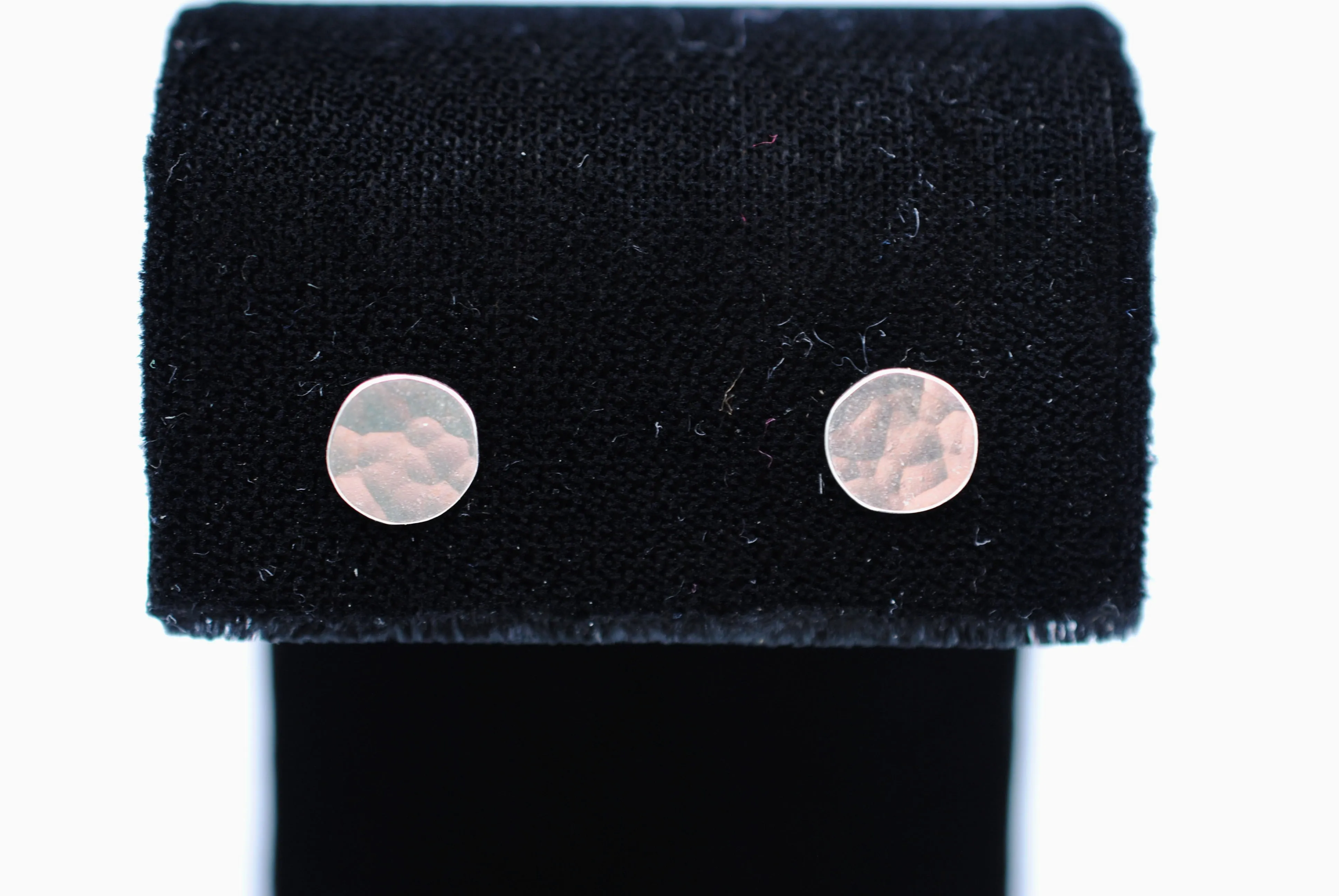 Rock Circle Post Earrings
