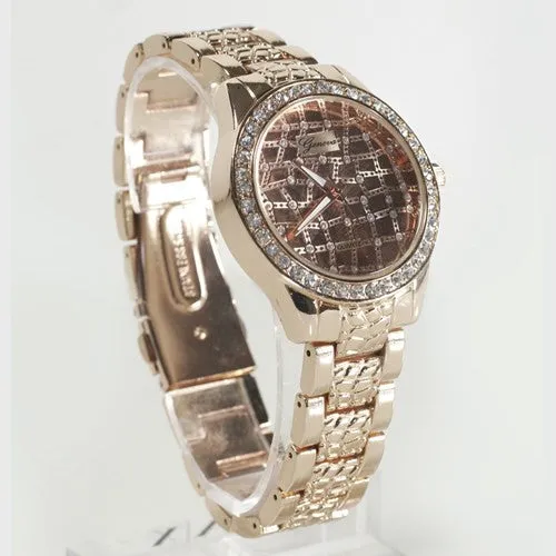 Rose Gold Designer Moroccan Watch