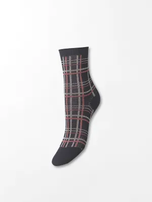 Rudy Checked Sock