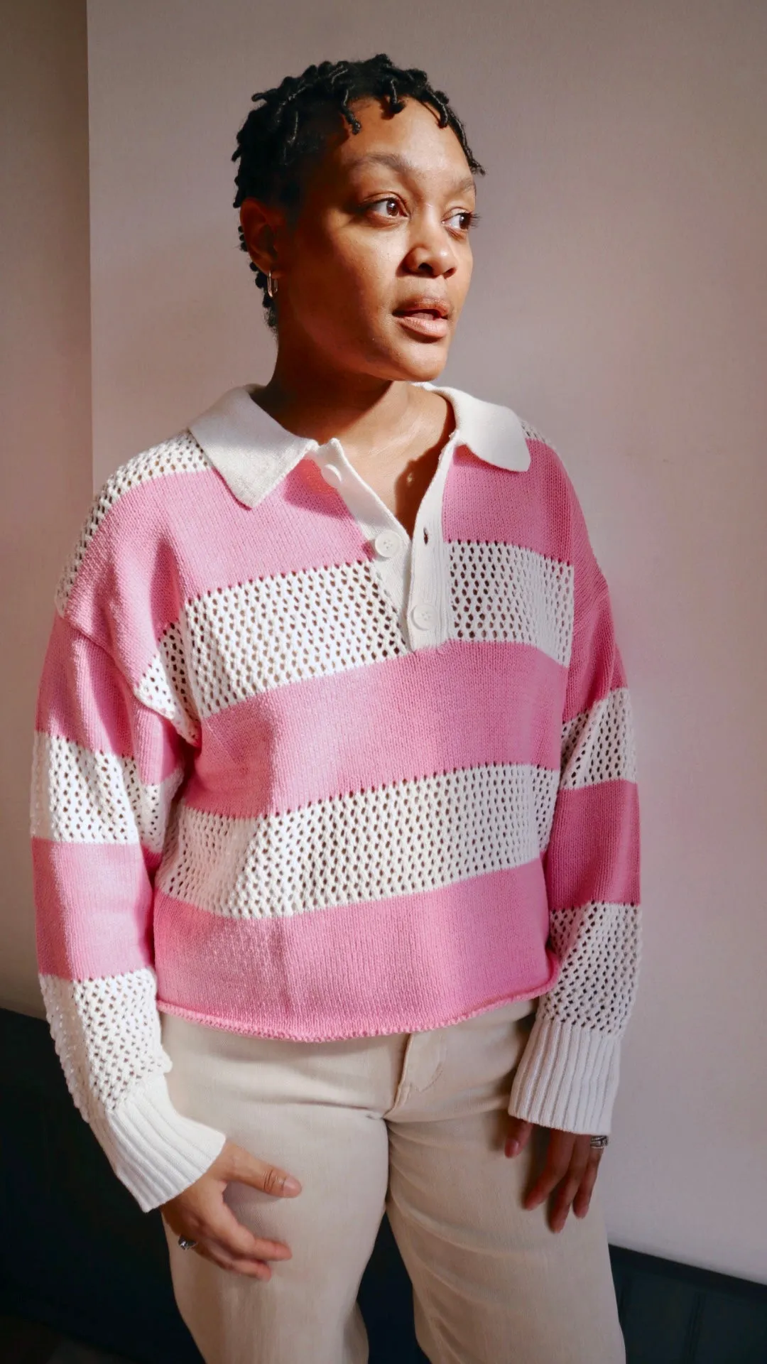Rugby Collared Pullover Sweater