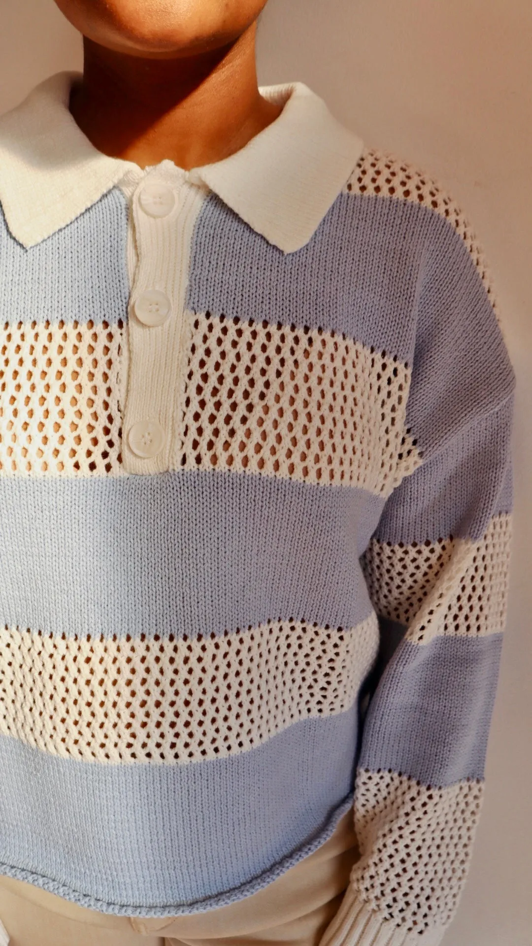 Rugby Collared Pullover Sweater