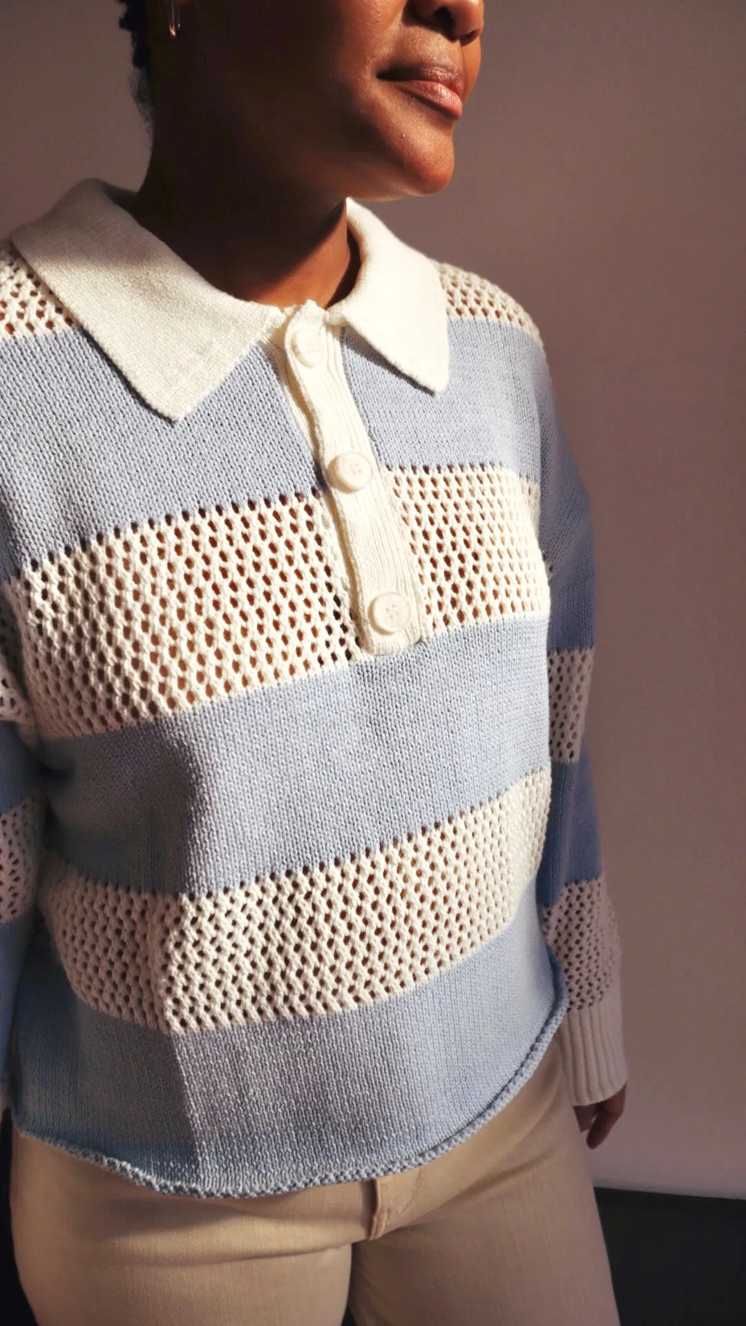 Rugby Collared Pullover Sweater
