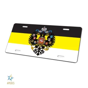 Russian Imperial Coat of Arms Decorative License Plate