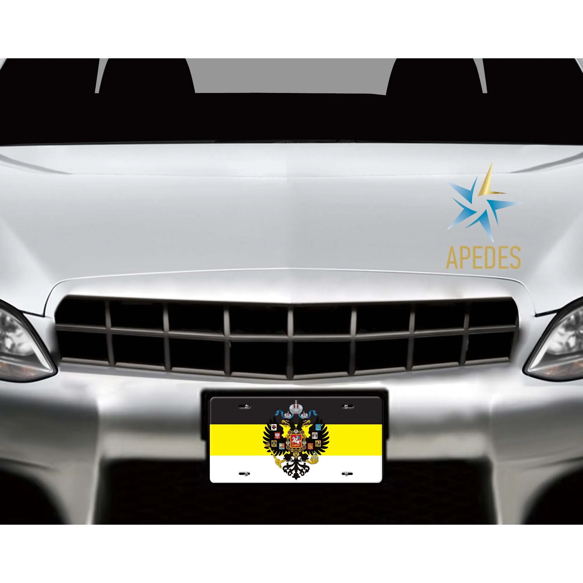 Russian Imperial Coat of Arms Decorative License Plate