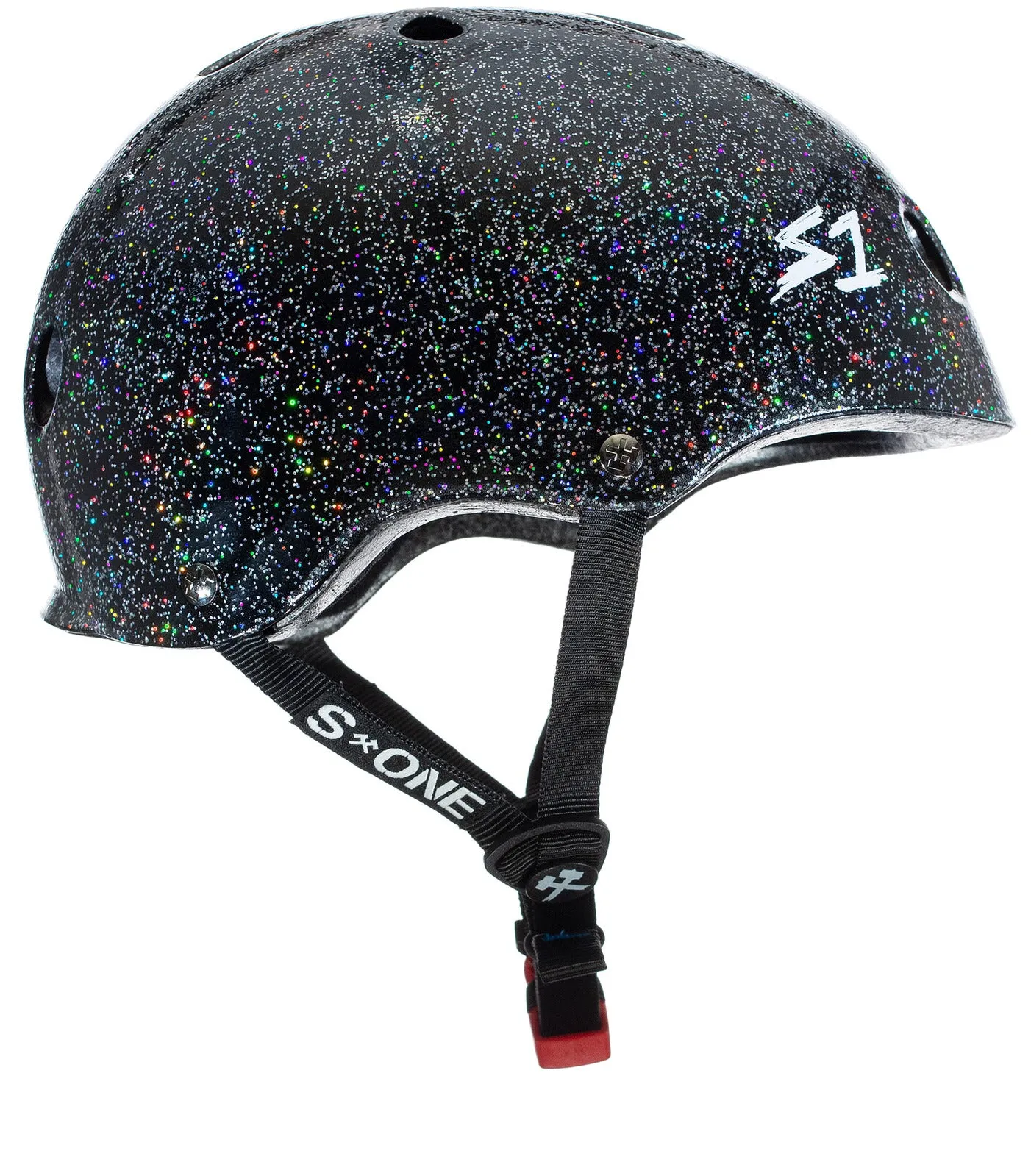 S1 Mini Lifer Helmet - Black Glitter