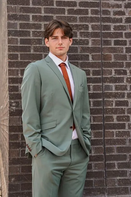 Sage Green Premium Suit