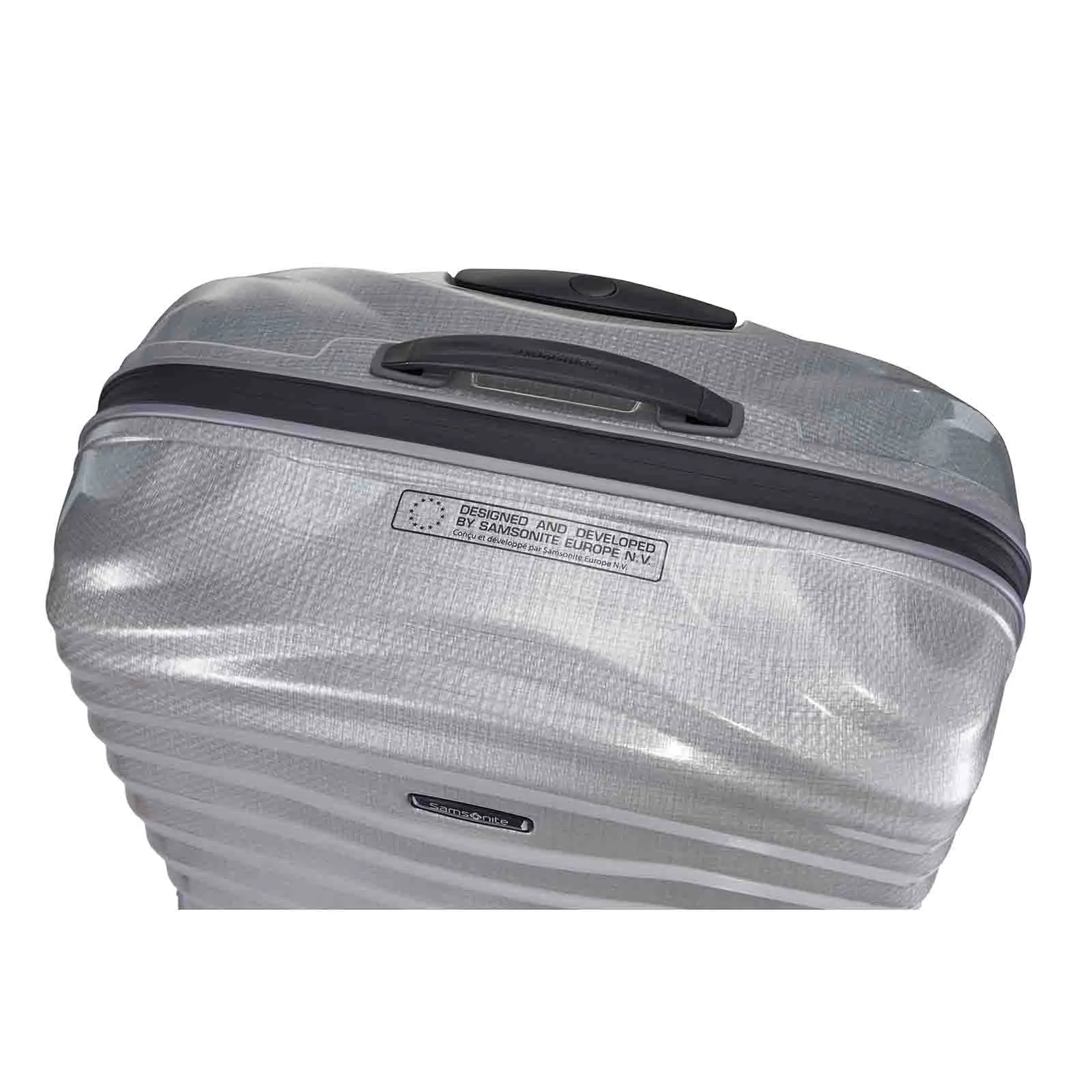 Samsonite Lite-Shock Sport 81cm Suitcase Silver
