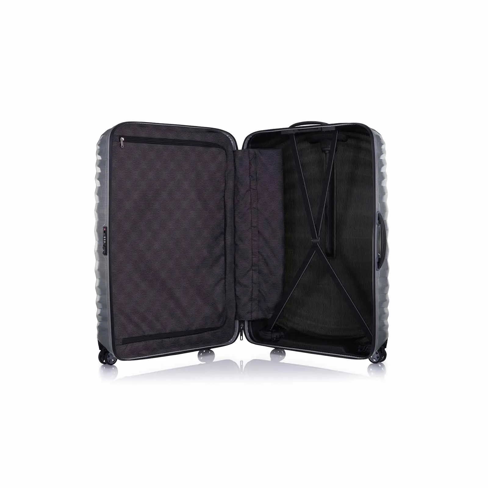 Samsonite Lite-Shock Sport 81cm Suitcase Silver