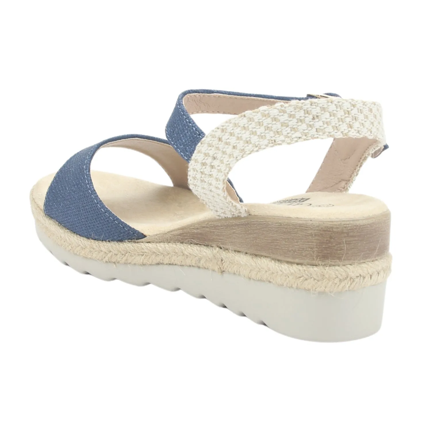 Sandalia Chalada Mujer Garda-1 Azul Casual