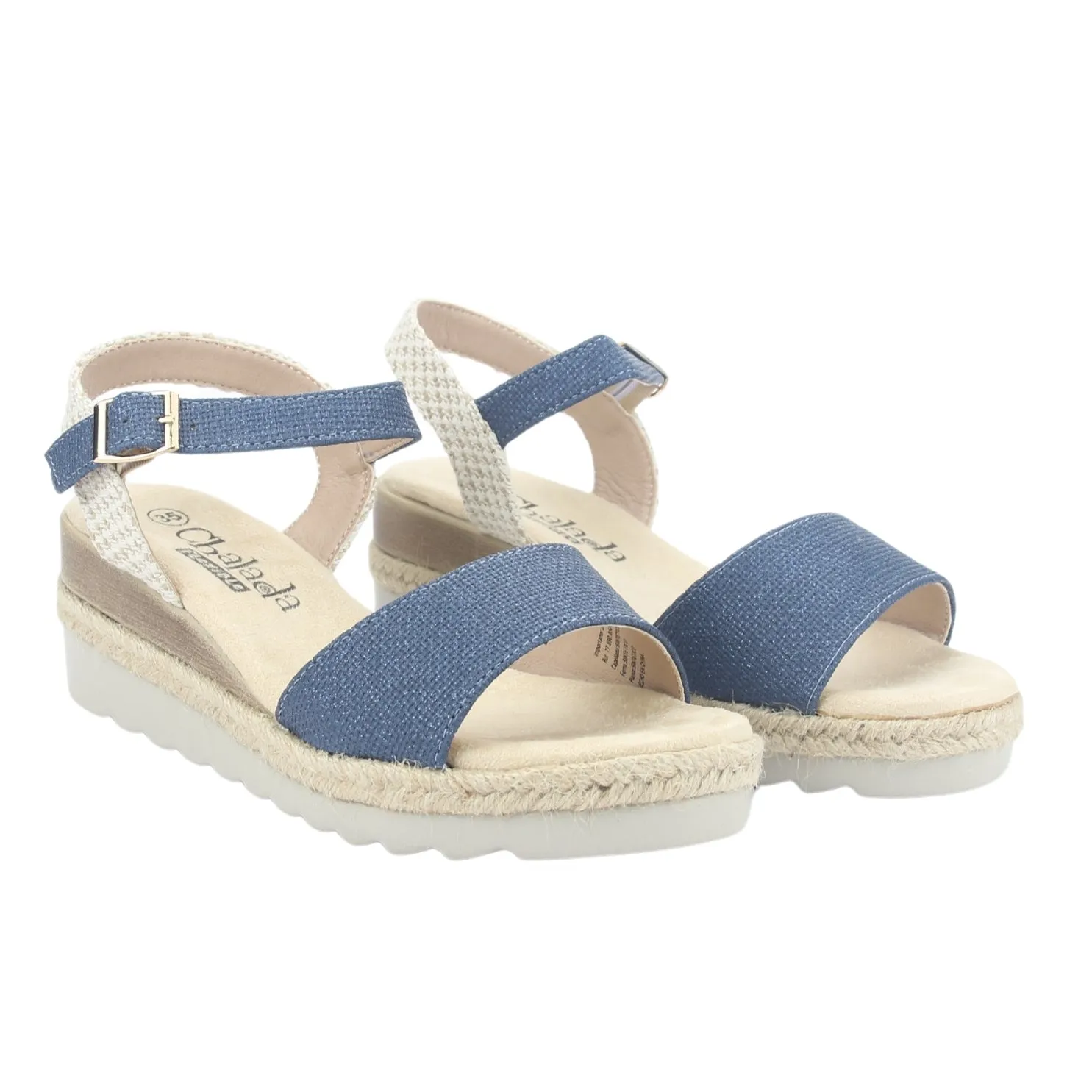 Sandalia Chalada Mujer Garda-1 Azul Casual