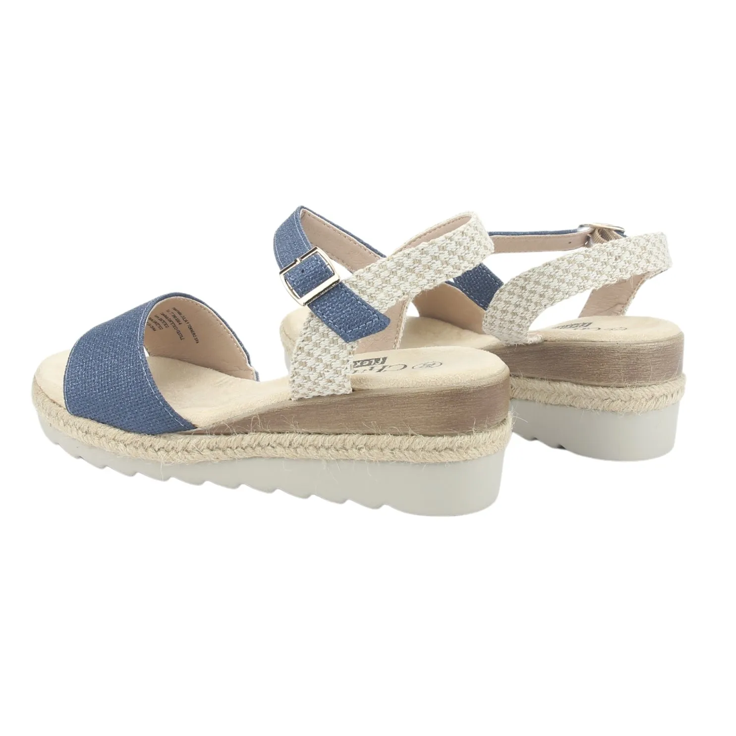 Sandalia Chalada Mujer Garda-1 Azul Casual