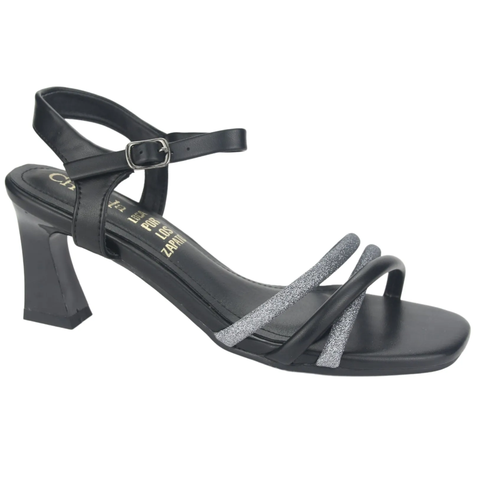 Sandalia Chalada Mujer Murcia-2 Negro Casual