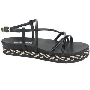 Sandalia Via Marte Mujer 23-10408 V Preto Casual