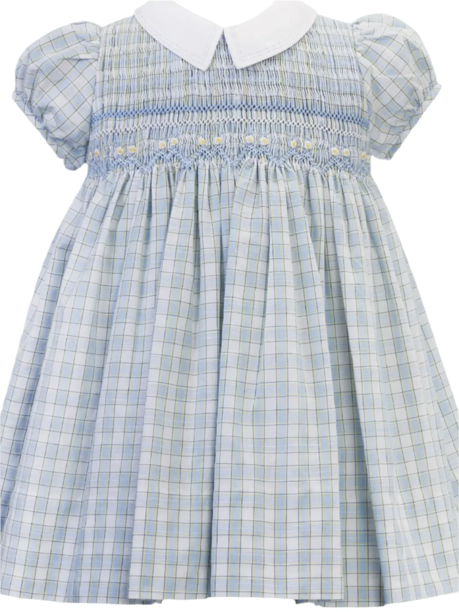 Sarah-louise Smocked dress.     04221090