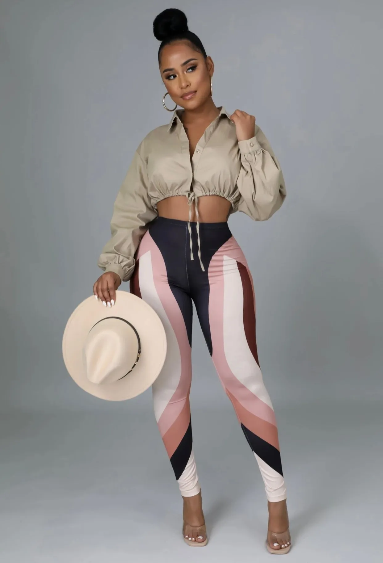 Satin Skyy is the Limit Leggings