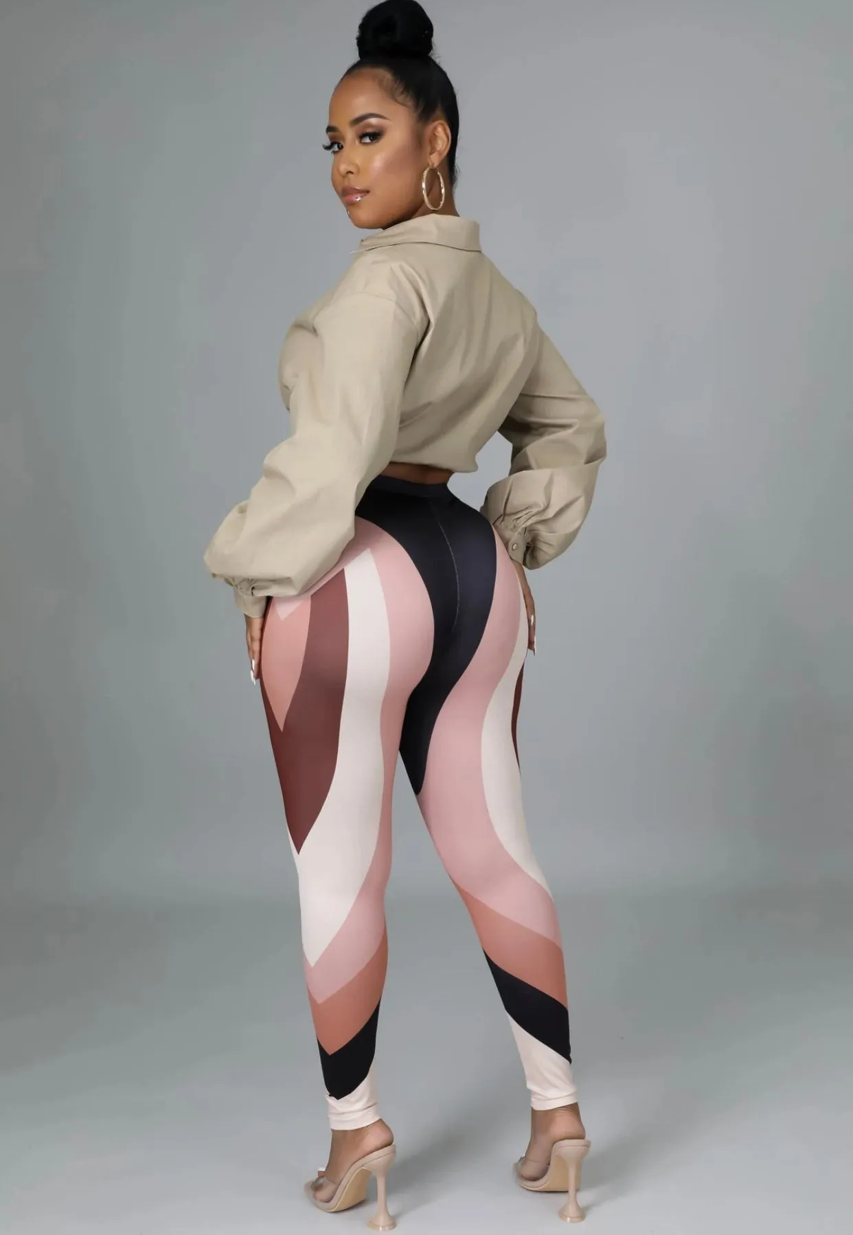 Satin Skyy is the Limit Leggings