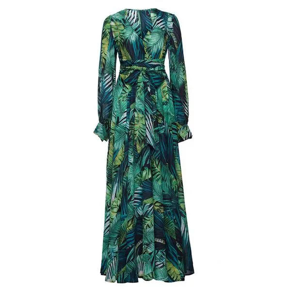 Scarlet Flowers Dress