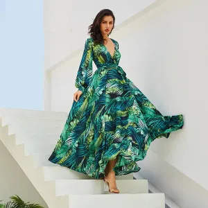 Scarlet Flowers Dress