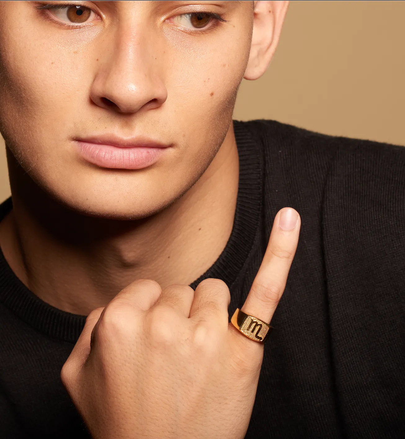 Scorpio Gold&Bold mens ring