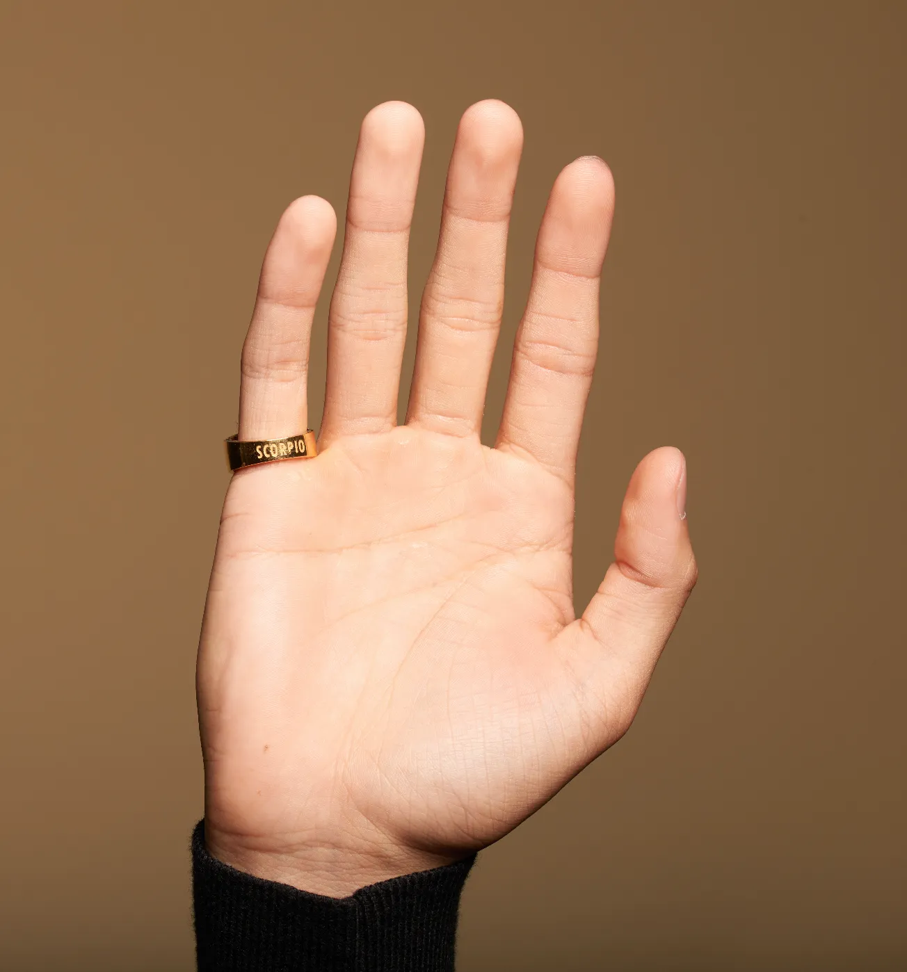 Scorpio Gold&Bold mens ring