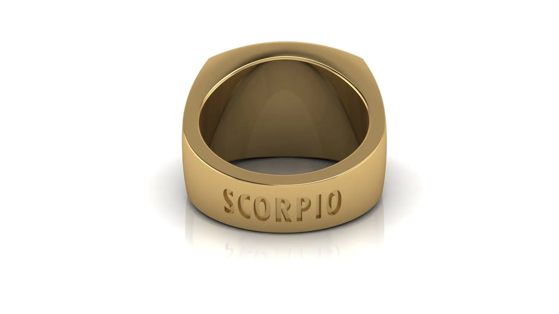 Scorpio Gold&Bold mens ring