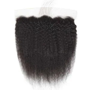 Sdamey 13x4 Kinky Straight Transparent Lace Frontal