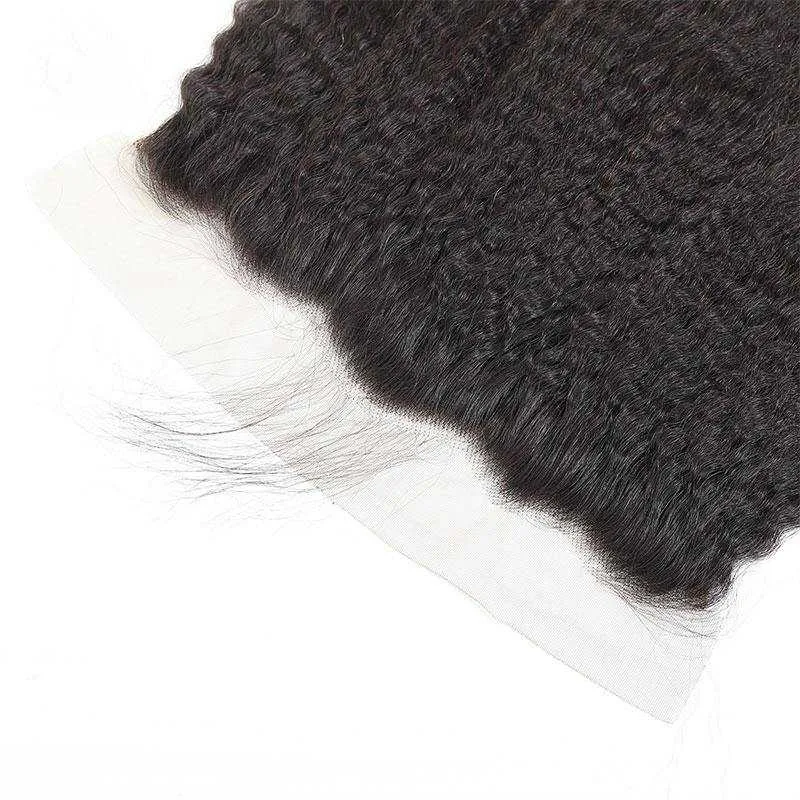 Sdamey 13x4 Kinky Straight Transparent Lace Frontal