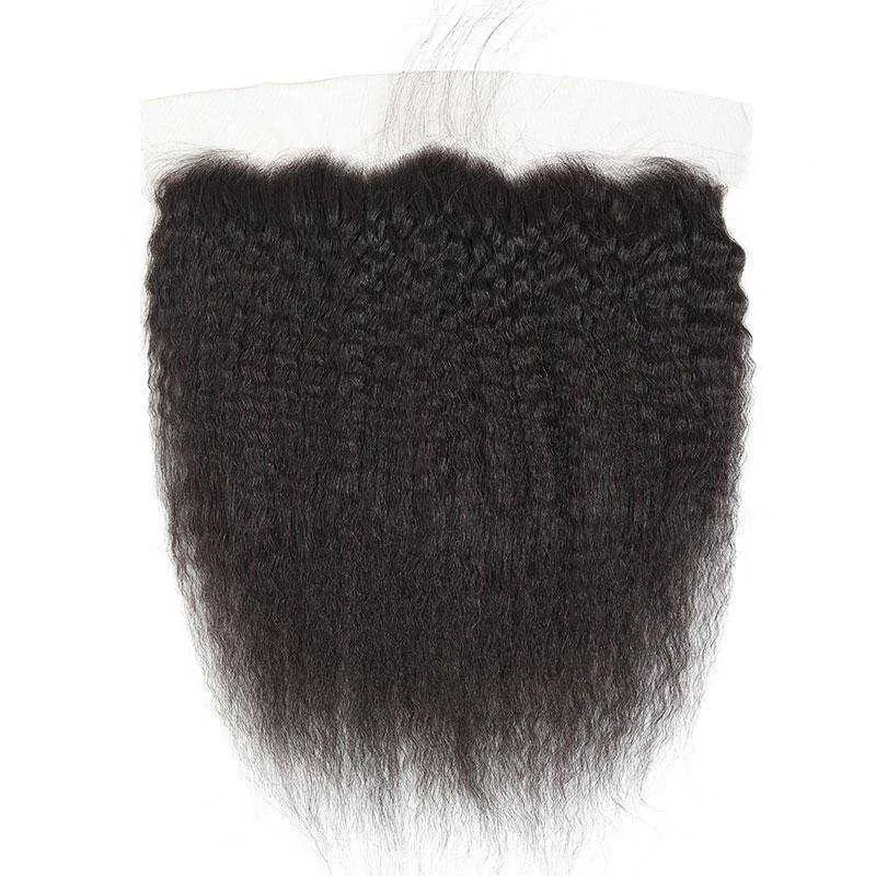 Sdamey 13x4 Kinky Straight Transparent Lace Frontal