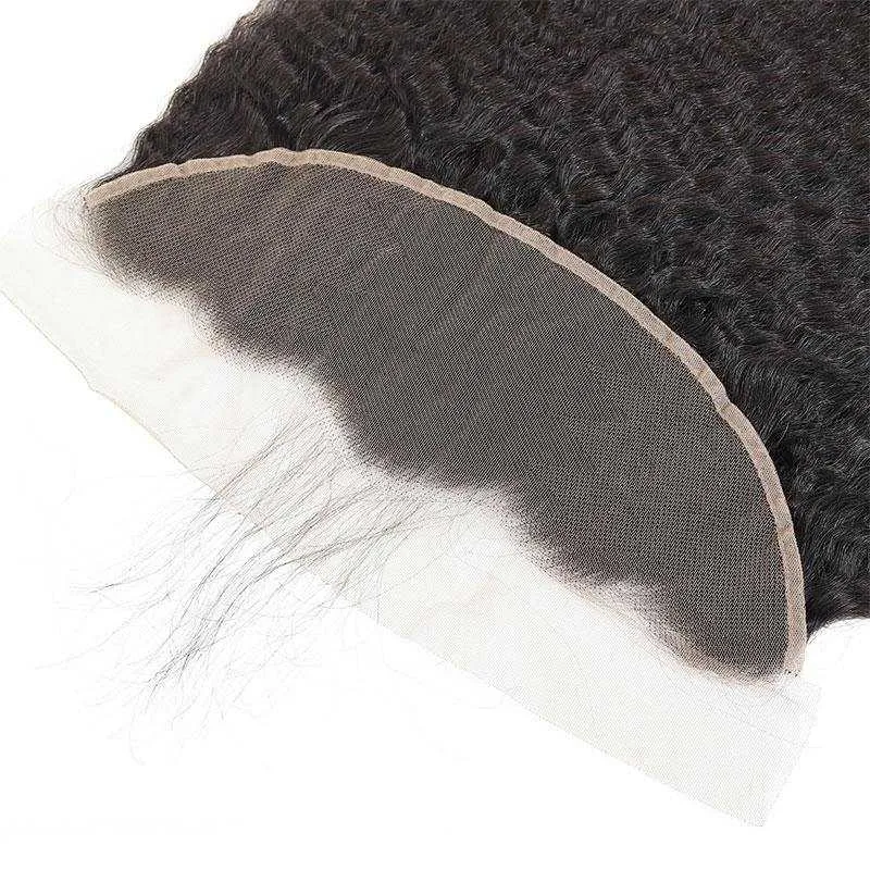 Sdamey 13x4 Kinky Straight Transparent Lace Frontal