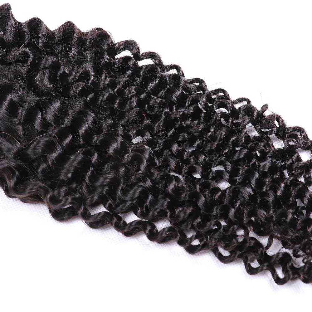 Sdamey Brazilian Curly Wave Transparent 4x4/5x5 Lace Closure