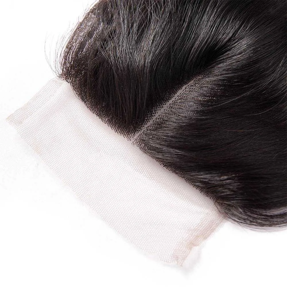 Sdamey Brazilian Water Wave Transparent 4x4/5x5 Lace Closure