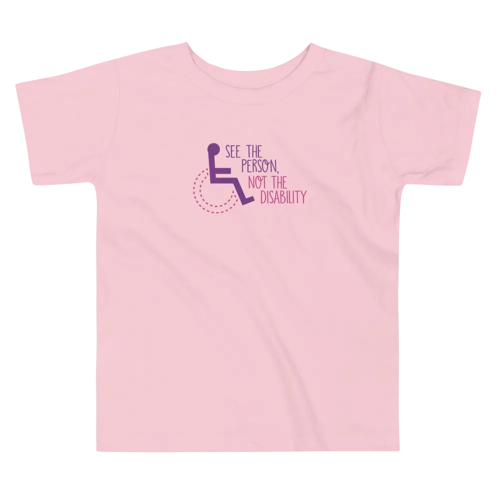 See the Person, Not the Disability (Girl's Kid T-Shirt)